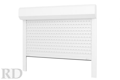  Hagyományos műanyag redőny, fehér színben