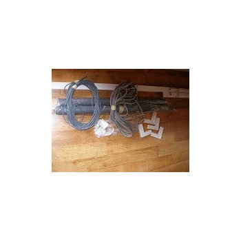 Szúnyogháló ajtó szett fix alumínium keretes (43x20)