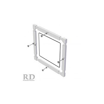 Műanyag keretes szúnyogháló szett (32x18)