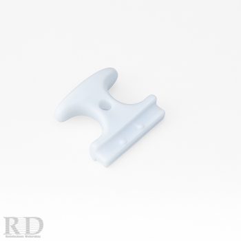 Műanyag fogantyú rolós szúnyoghálóhoz  (fehér)