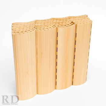   Maxi (50 mm) műanyag redőnyléc kötegelve  185-ös (világos fa)