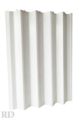 Harmonikaajtó  fix méretben(fehér)