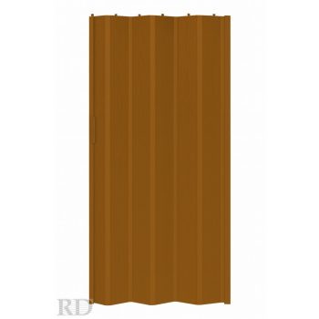 Harmonikaajtó egyedi méretben(barna)