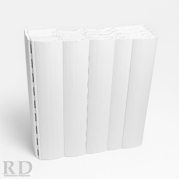   Maxi (50 mm) műanyag redőnyléc kötegelve  185-ös  (fehér)