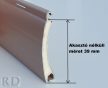  Alumínium mini redőnyléc, szürke