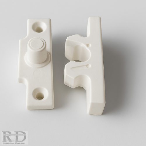 Szúnyogháló ajtó műanyag csappantyú  (fehér)