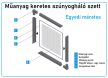  Egyedi méretes, műanyag keretes szúnyogháló szett