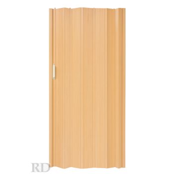 Harmonikaajtó egyedi méretben(natúr fa)