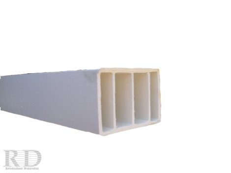 Műanyag kiemelő profil   (fehér) 35*50 mm