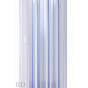 Harmonikaajtó egyedi méretben(fényáteresztő)